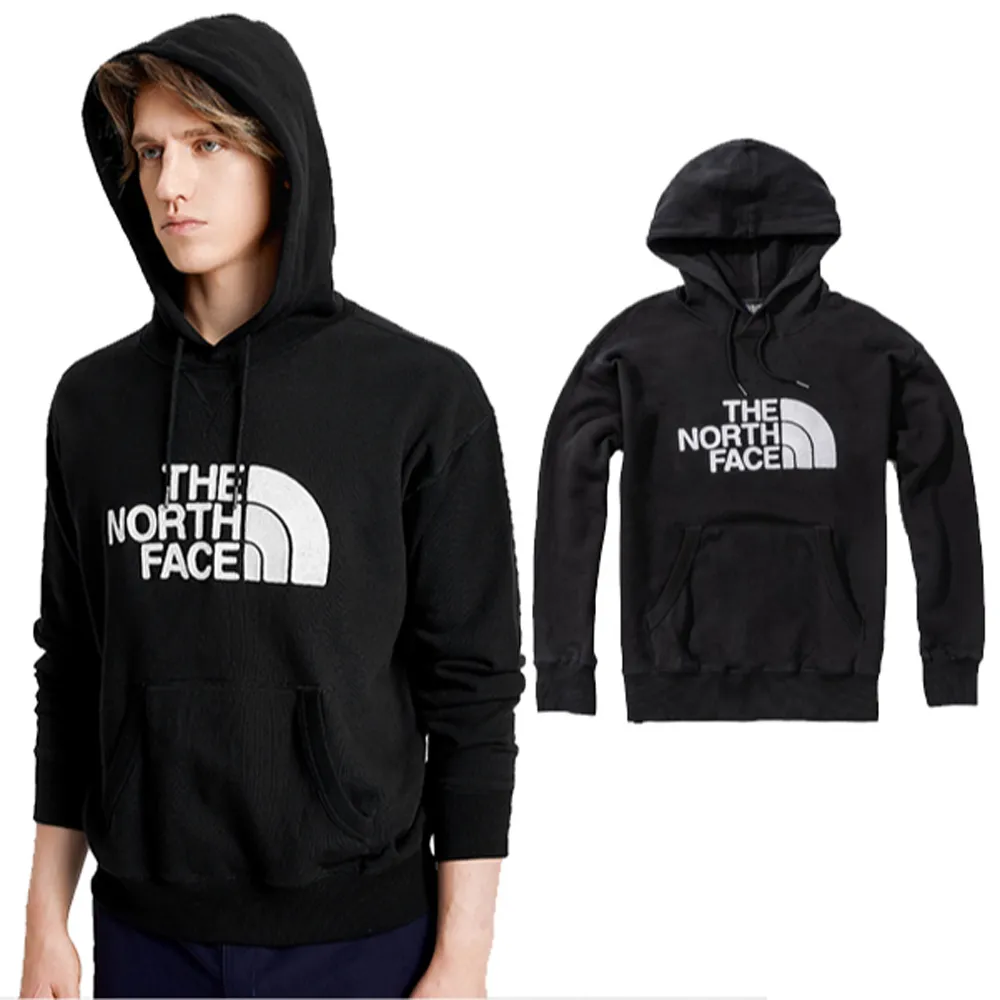 【美國 The North Face】中性款 經典大LOGO 彈性長袖可調節保暖連帽上衣/4NEQ-JK3 黑 V 歷史價格詳細信息