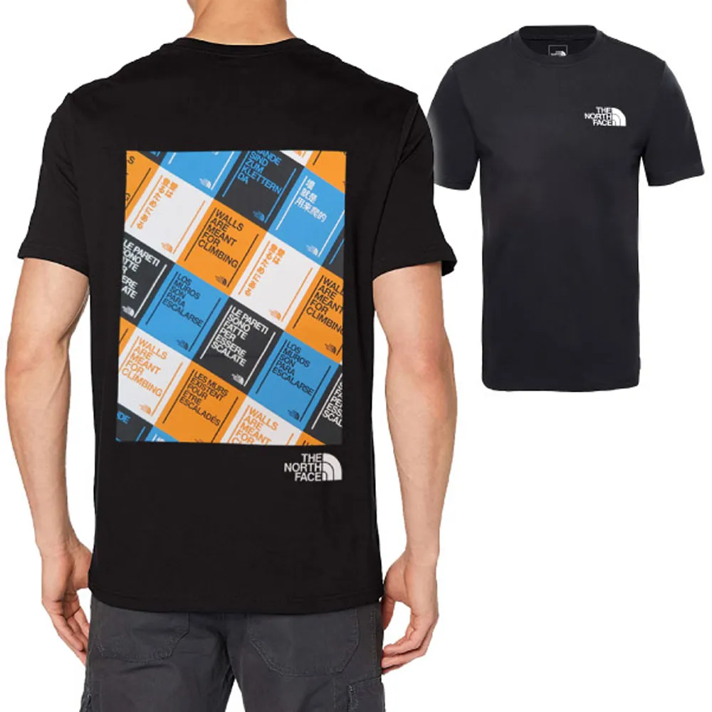 The North Face 男 休閒短袖T恤 黑 NF0A3CGXJK3 歷史價格詳細信息