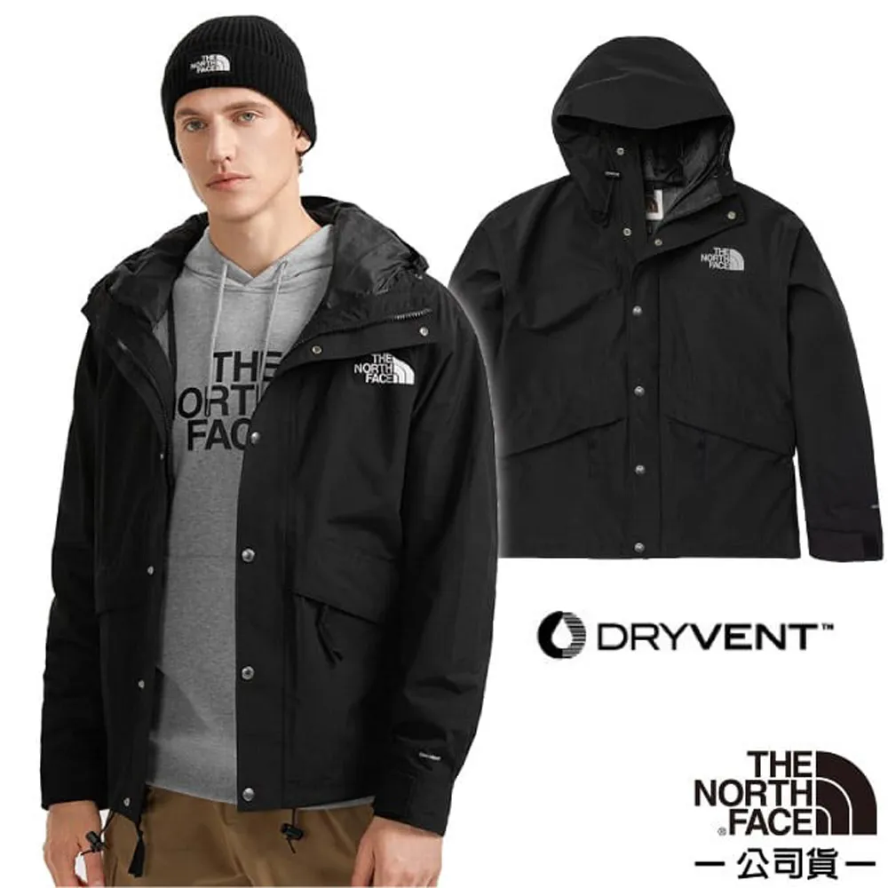 【美國 The North Face】男 3效能_防水透氣防風耐磨連帽外套(可套接)/4UAU-ZSF 卡其 N 歷史價格詳細信息