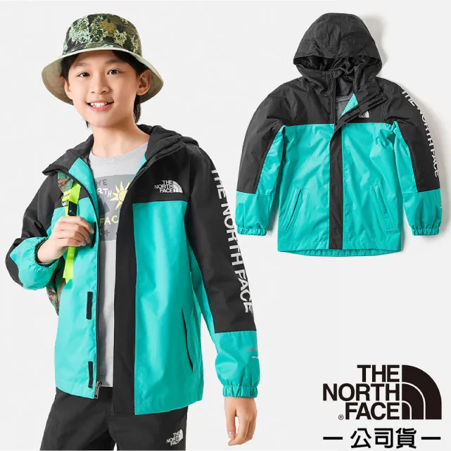 【The North Face】童 輕量防水透氣連帽休閒外套.防風休閒夾克/8A48-PIN 泉水藍 價格比較,價格查詢,歷史價格詳細信息
