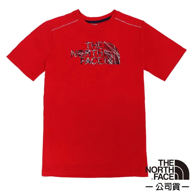 【The North Face】男 彈性透氣VaporWick短袖圓領T恤/大尺寸品牌標識/A9SW-AOM 灰白 歷史價格詳細信息