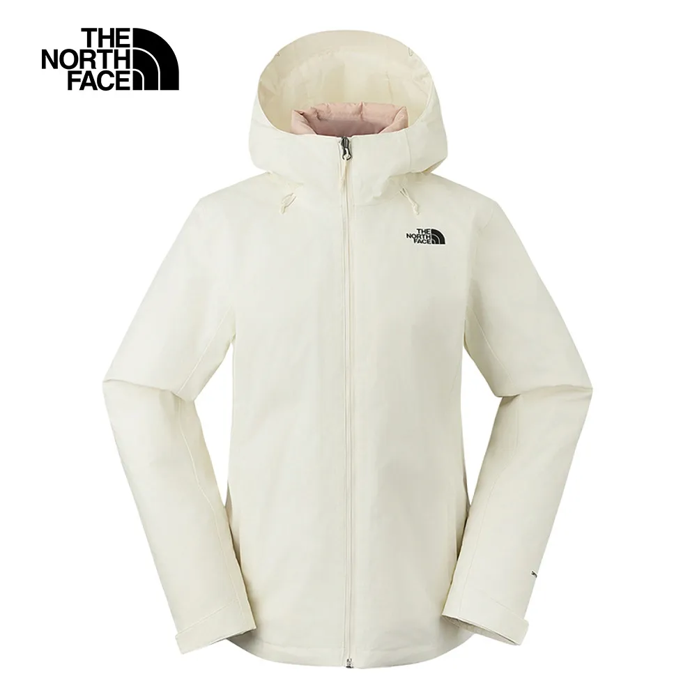 The North Face北面男款白色DryVent防水透氣連帽衝鋒衣｜8AUNFUX 外套 歷史價格詳細信息