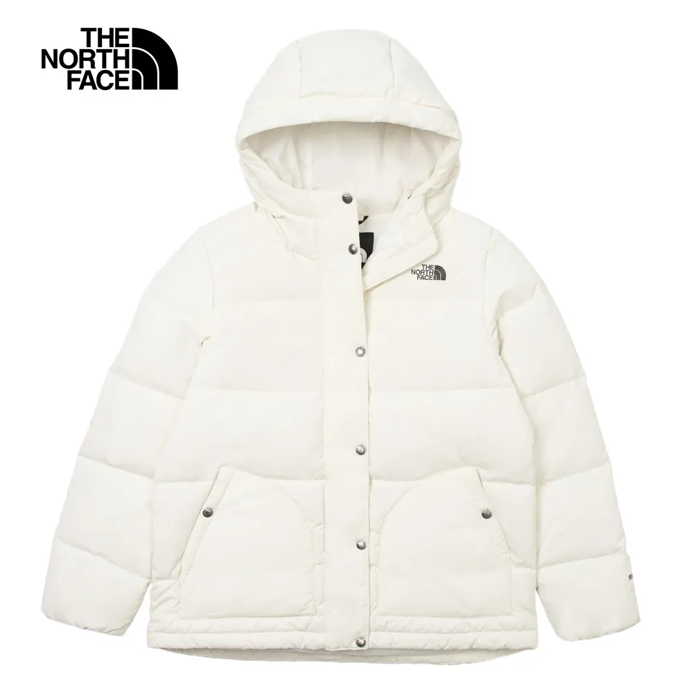 The North Face北面女款米白色保暖舒適休閒立領抓絨外套｜88RQQLI 歷史價格詳細信息