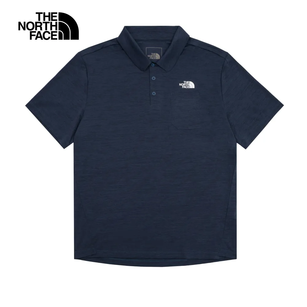 【The North Face】男 吸濕排汗防曬休閒短袖POLO衫-NF0A87W1HKW 歷史價格詳細信息