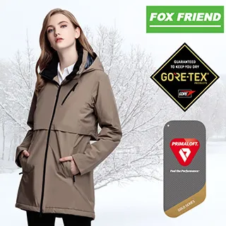 【FOX FRIEND 狐友】公主裙造型GORE-TEX+撥水羽絨兩件式長大衣 磚紅女款#1142 歷史價格詳細信息