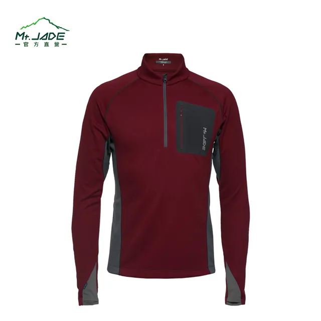 Mt.JADE 男款 i-Cosey Pluto吸排半開襟上衣 休閒穿搭/輕量機能- 經典黑 歷史價格詳細信息