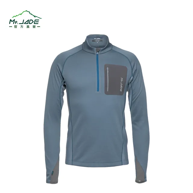 Mt.JADE 男款 i-Cosey Pluto吸排半開襟上衣 休閒穿搭/輕量機能- 經典黑 歷史價格詳細信息