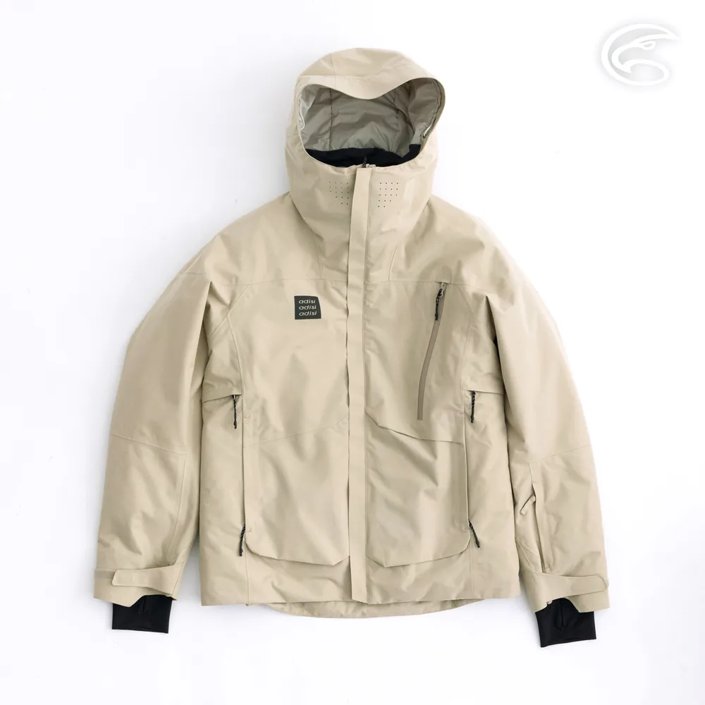 ADISI 男SMAWARM海洋溫控防水透氣外套AJ2221023 (S-3XL) 獵黑/霧灰｜保暖 防水 透濕 歷史價格詳細信息