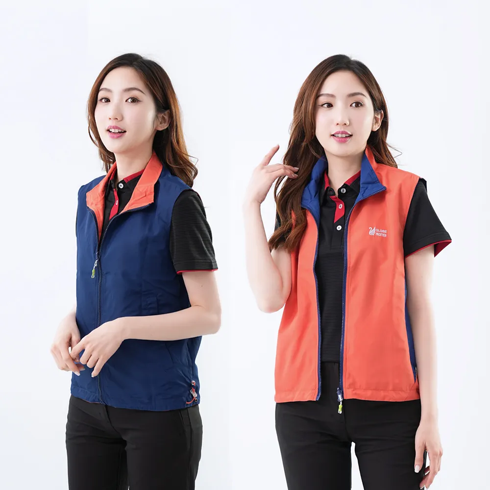 遊遍天下 中性款抗UV防風防潑水雙面穿背心GV10012寶藍 歷史價格詳細信息