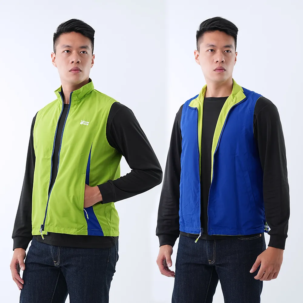 遊遍天下 中性款抗UV防風防潑水雙面穿背心GV10012寶藍 歷史價格詳細信息