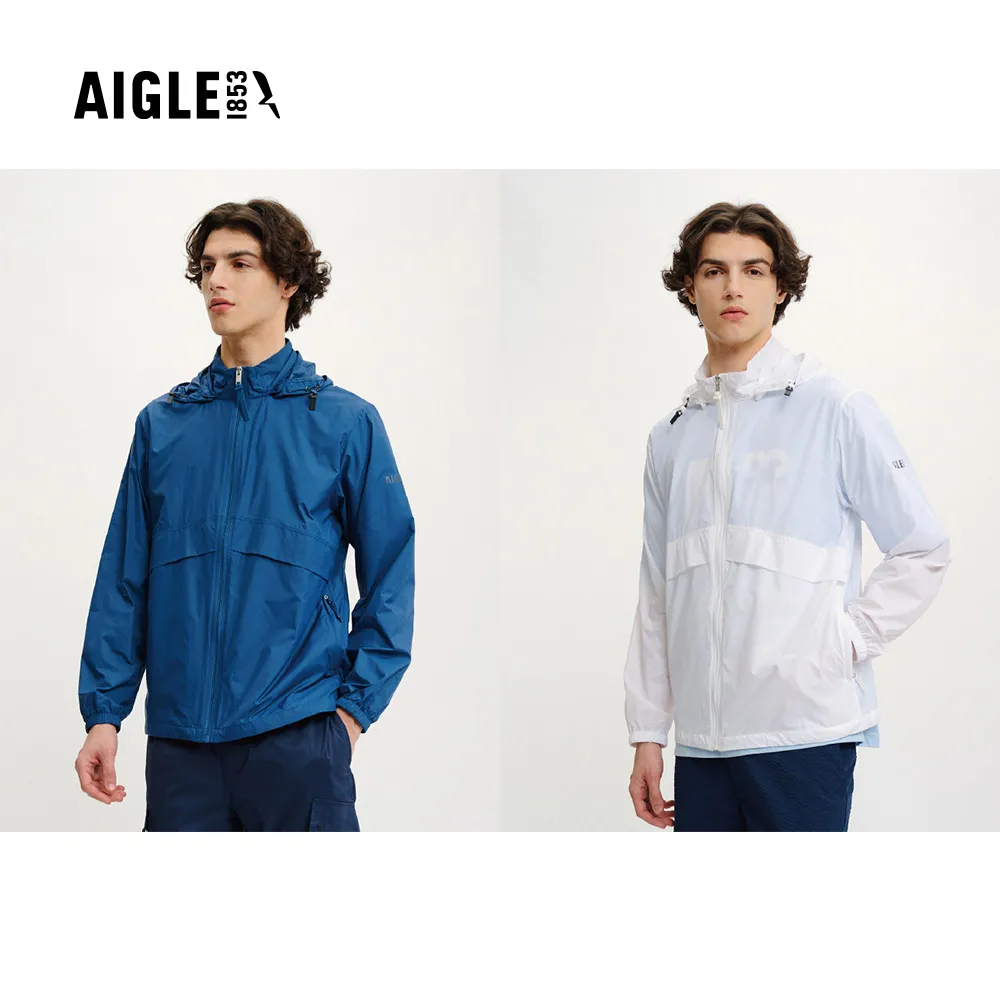 【AIGLE】男 防潑超輕量外套(AG-3P142A081 印花綠) 歷史價格詳細信息