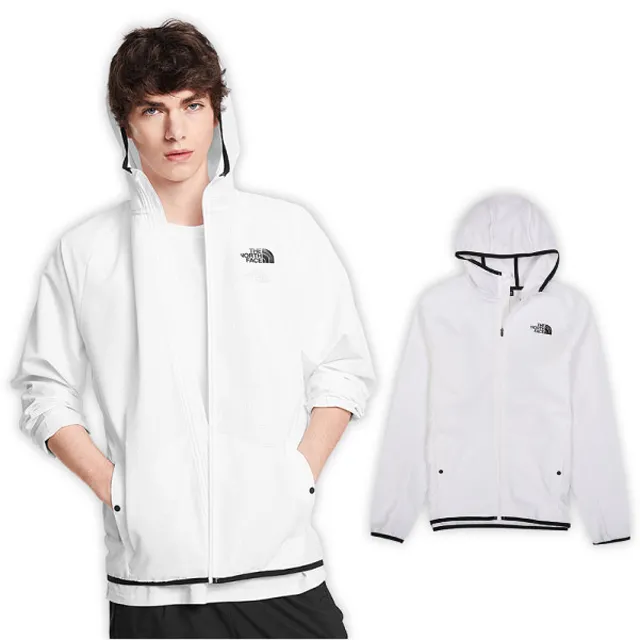 【美國 The North Face】男新款 輕質耐磨防撕裂連帽外套.輕量風衣.休閒夾克/5JY6-6M2 灰迷彩 N 歷史價格詳細信息