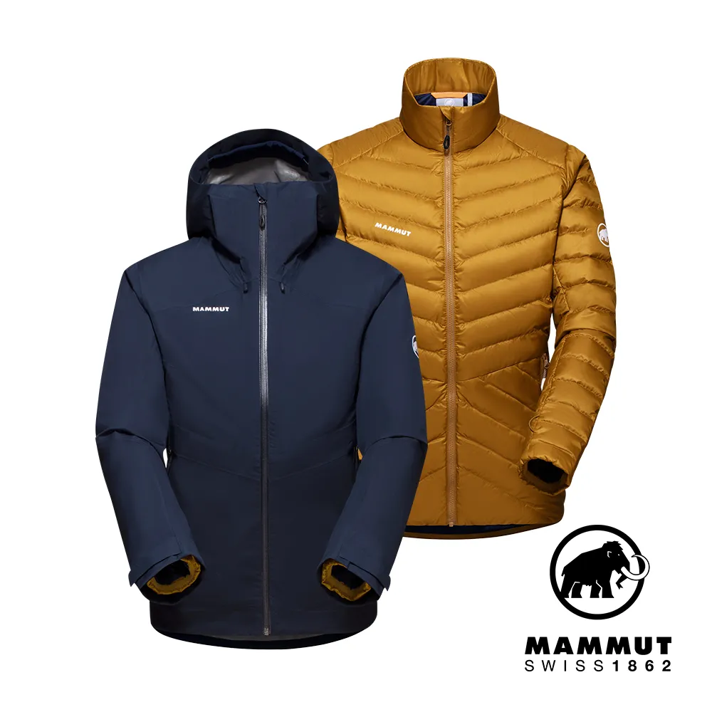 【Mammut 長毛象】Convey 3in1 HS Hooded AF GTX兩件式保暖外套 男款 深沼澤綠 #1010-29151 歷史價格詳細信息