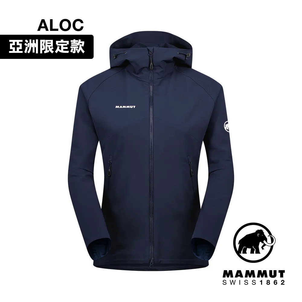 【Mammut 長毛象】Macun 2.0 SO Hooded Jacket AF W 日系防潑水軟殼連帽外套 海洋藍 女款 #1011-00802 歷史價格詳細信息