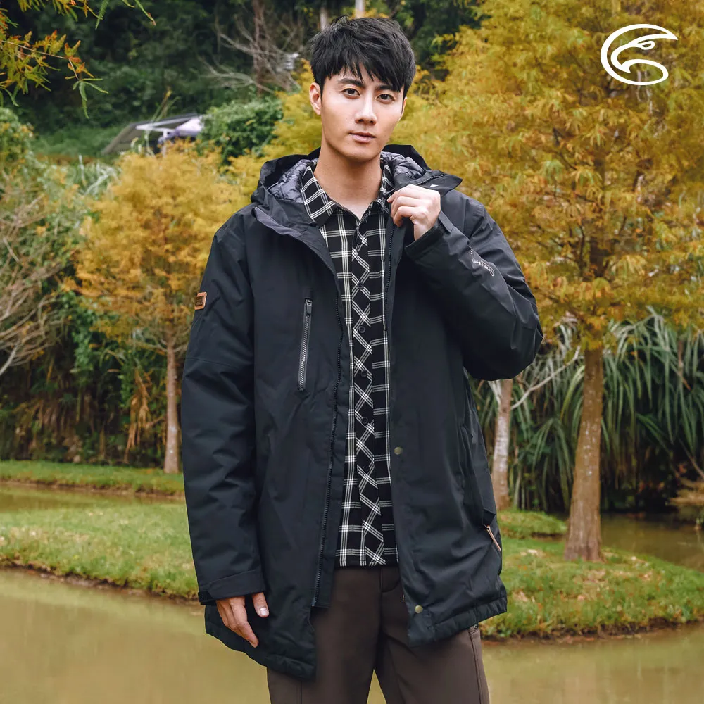 ADISI 男防水透氣長版羽絨保暖連帽外套 (M-2XL)  AJ1721018 歷史價格詳細信息