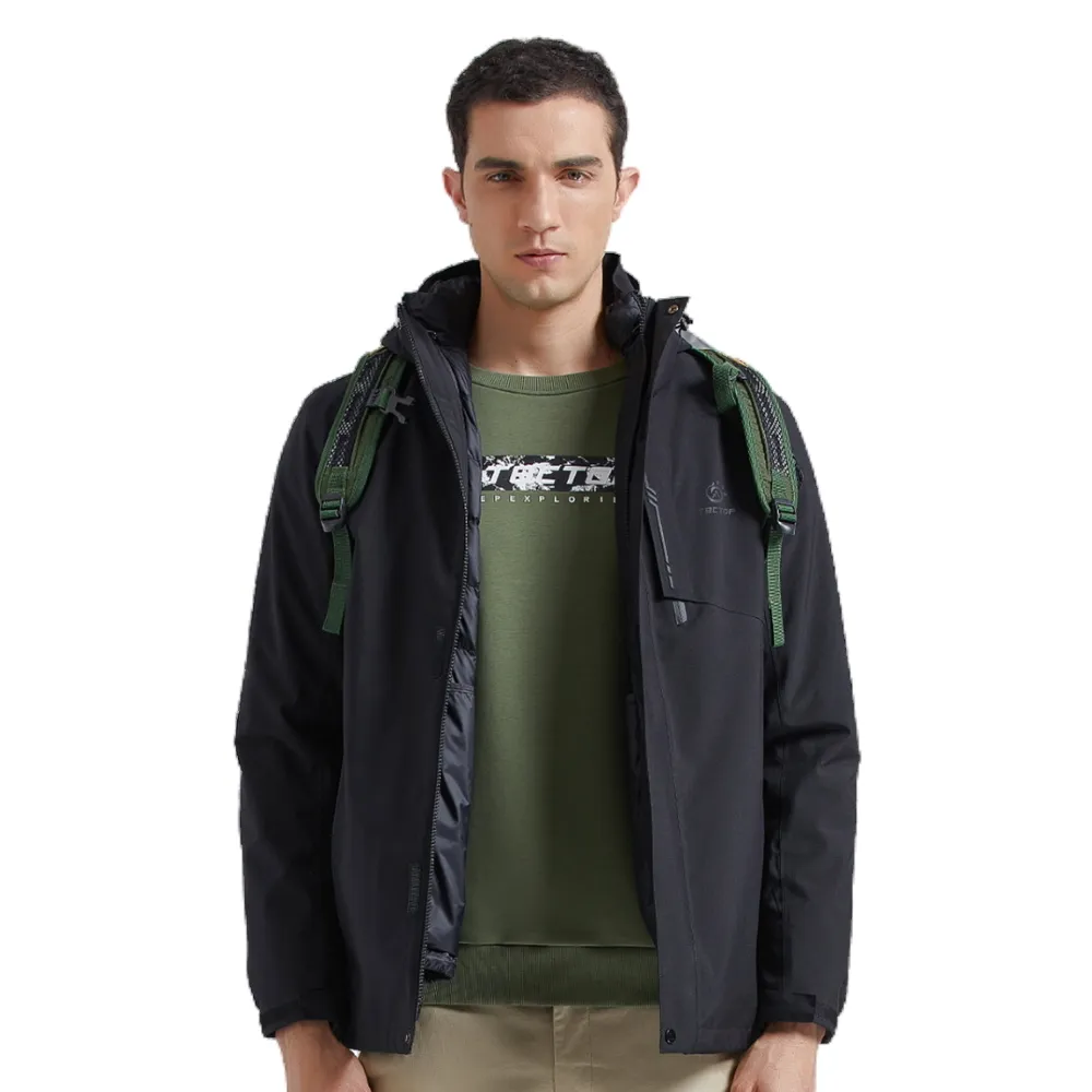 TECTOP探拓戶外【12145119CF男款羽絨兩件式外套】【森墨藍】 歷史價格詳細信息