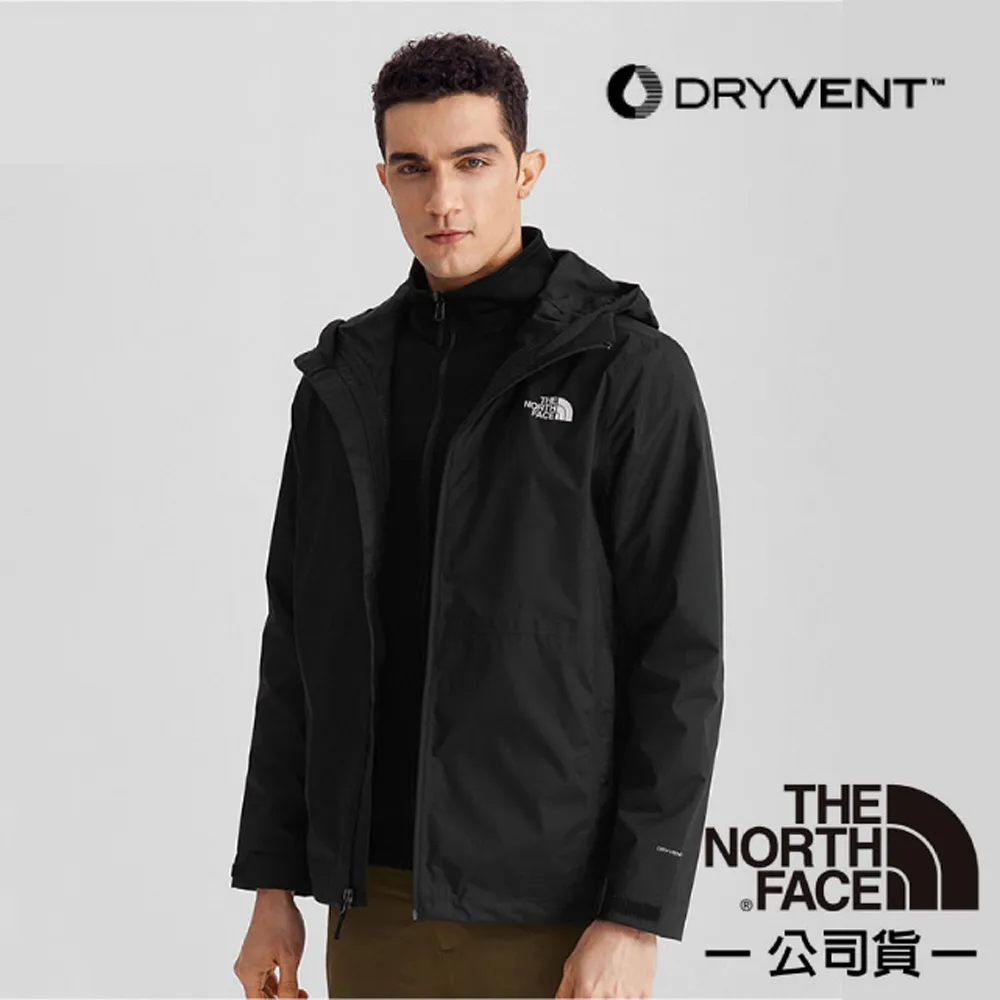 【The North Face 男 兩件式550FP 防水鵝絨保暖外套《黑》】4N9T/羽絨衣/保暖外套/悠遊山水 歷史價格詳細信息