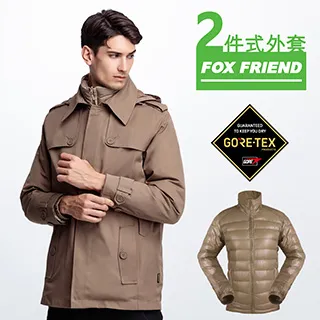 【FOX FRIEND 狐友】GORE-TEX防水防風單件式外套 男款灰色#1087 歷史價格詳細信息