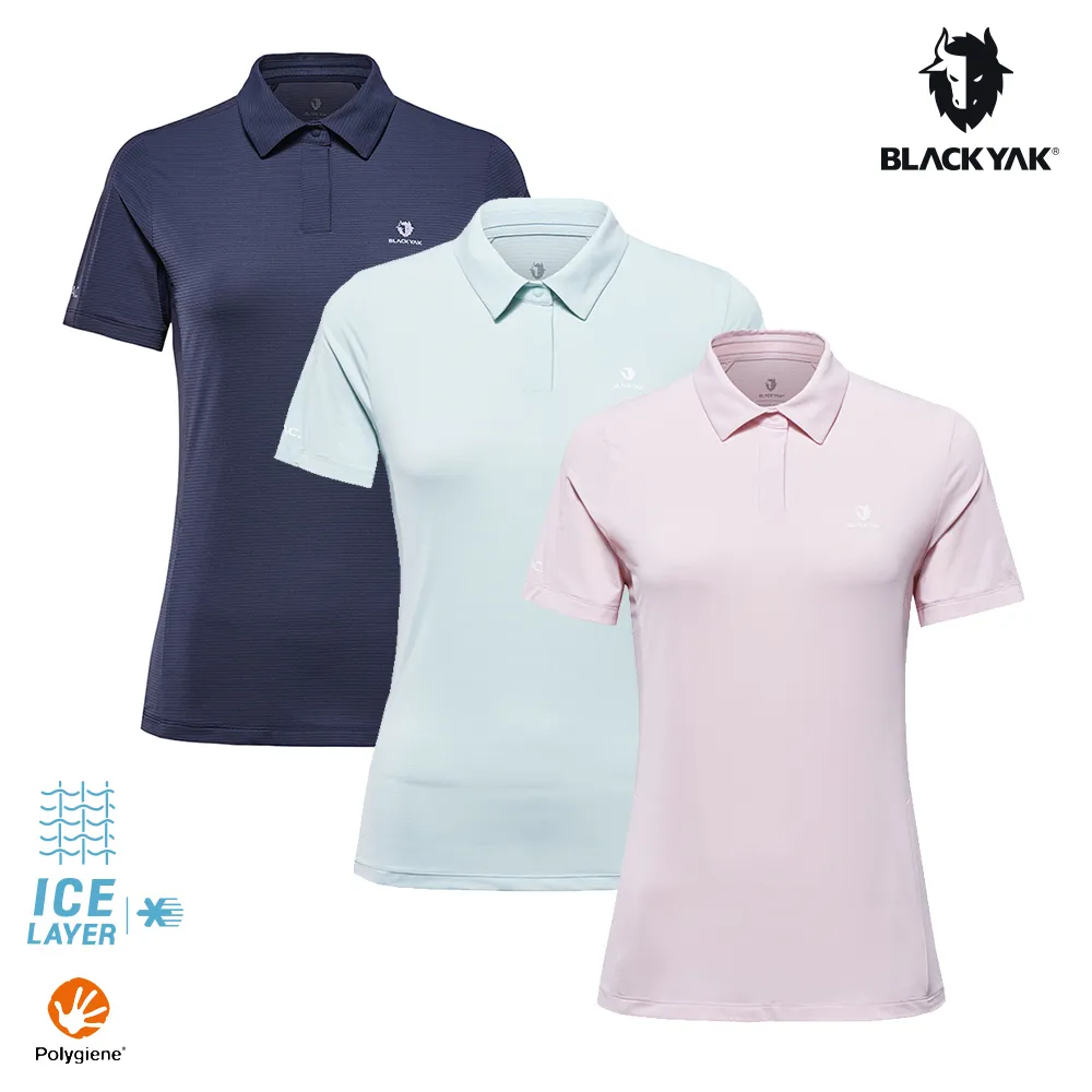【BLACKYAK】女 ICE短袖POLO衫(淺粉紅/薄荷藍/靛色)-春夏 登山 涼感彈性 | BYBB1WC101 歷史價格詳細信息