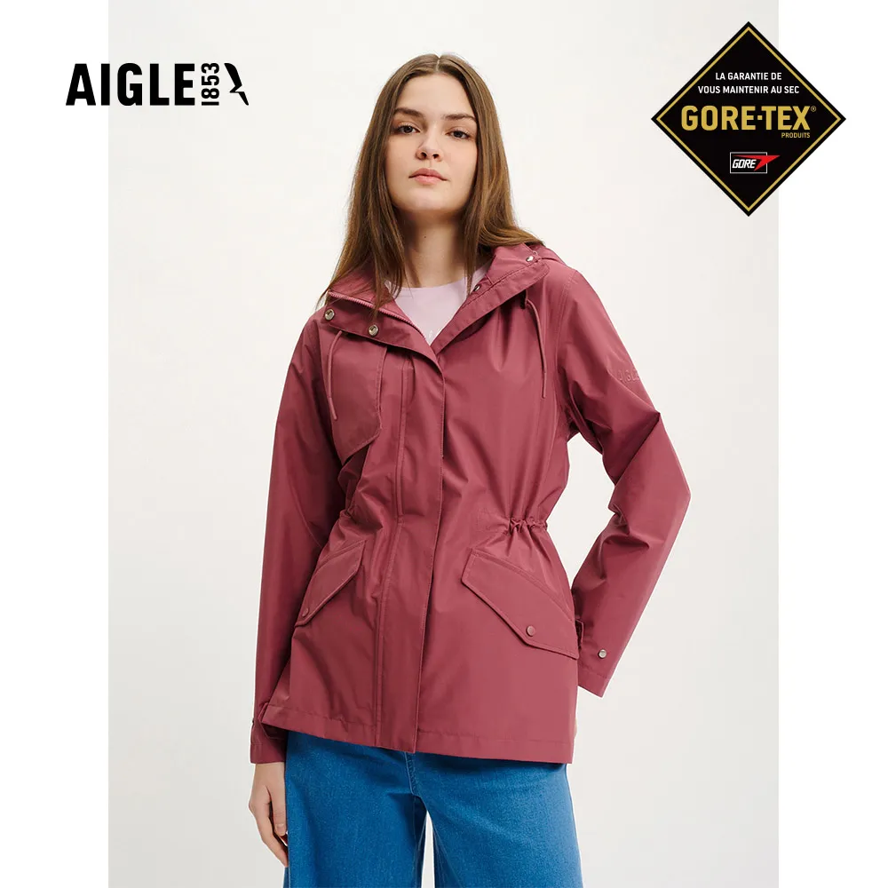 【AIGLE】女 GORE-TEX 防水透氣長版外套AG-FAX97A057 深藍(女外套 防水透氣外套 Goretex 女風衣) 歷史價格詳細信息