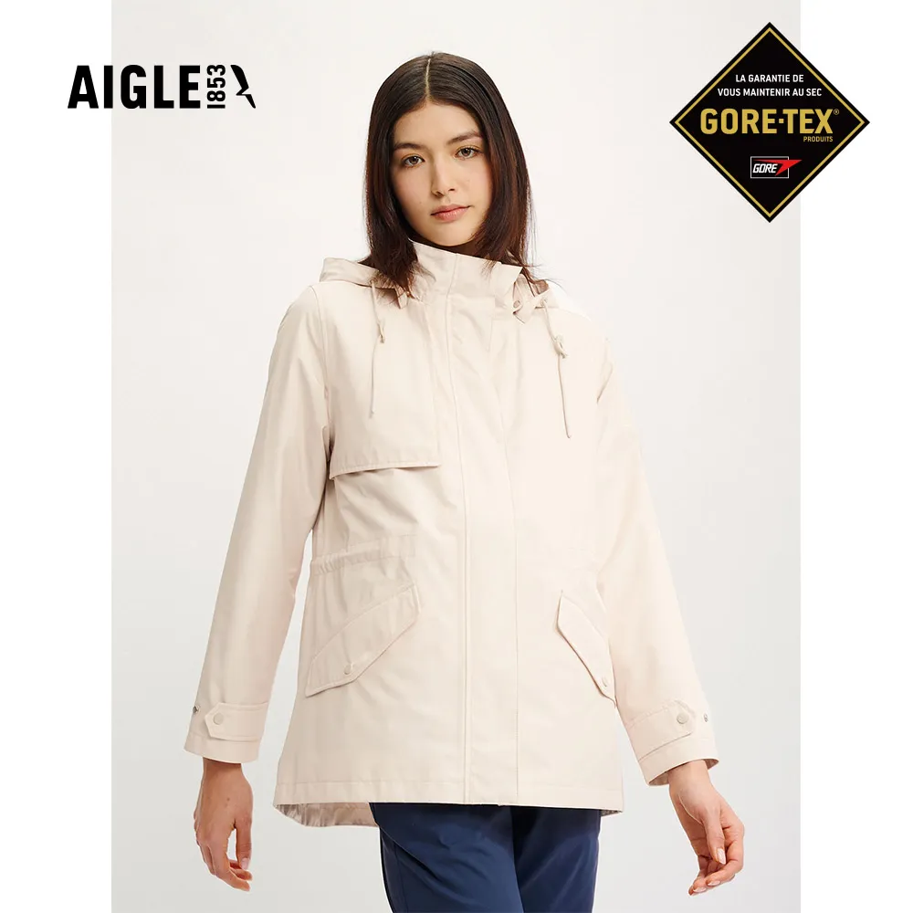 【AIGLE】女 GORE-TEX 防水透氣長版外套AG-FAX97A057 深藍(女外套 防水透氣外套 Goretex 女風衣) 歷史價格詳細信息