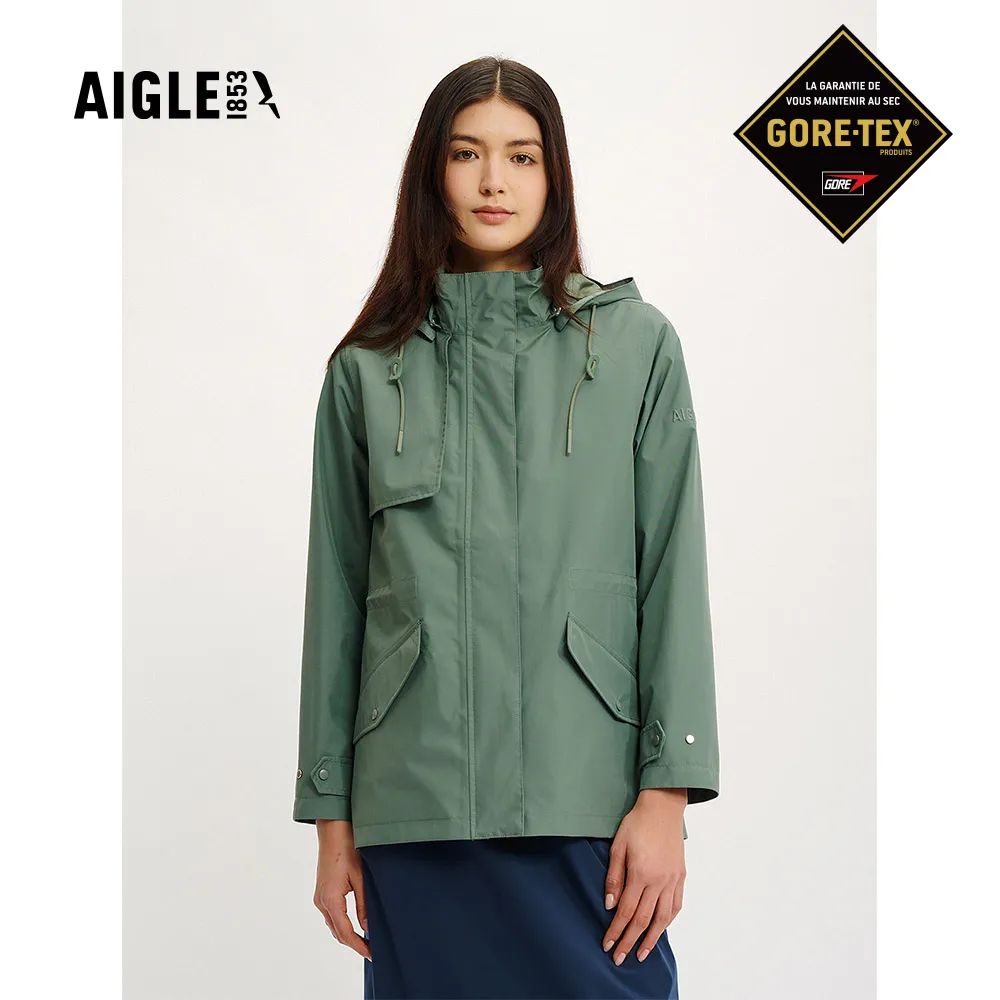 【AIGLE】女 GORE-TEX 防水透氣長版外套AG-FAX97A057 深藍(女外套 防水透氣外套 Goretex 女風衣) 歷史價格詳細信息