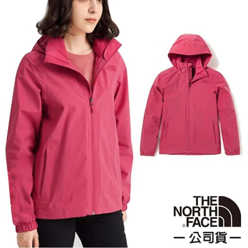 【美國 The North Face】女 防水防風耐磨連帽外套(亞洲版型)/夾克.風雨衣/4U9W-V38 綠色 V 歷史價格詳細信息