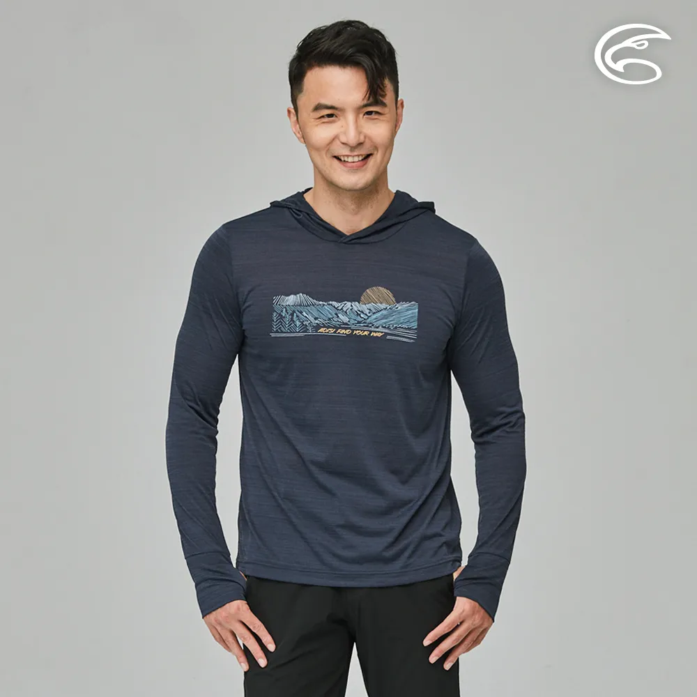 ADISI AL2311114男長袖天絲鋅離子消臭快乾圓領T/海藻綠 歷史價格詳細信息