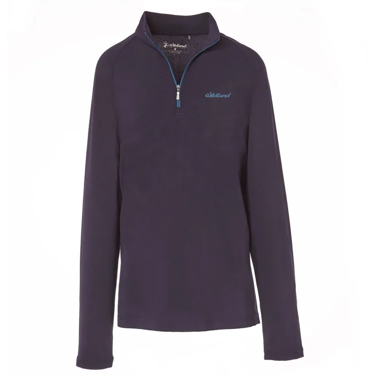 【WILDLAND荒野】女超彈茶碳抗菌拉鍊功能衣深藍色 歷史價格詳細信息