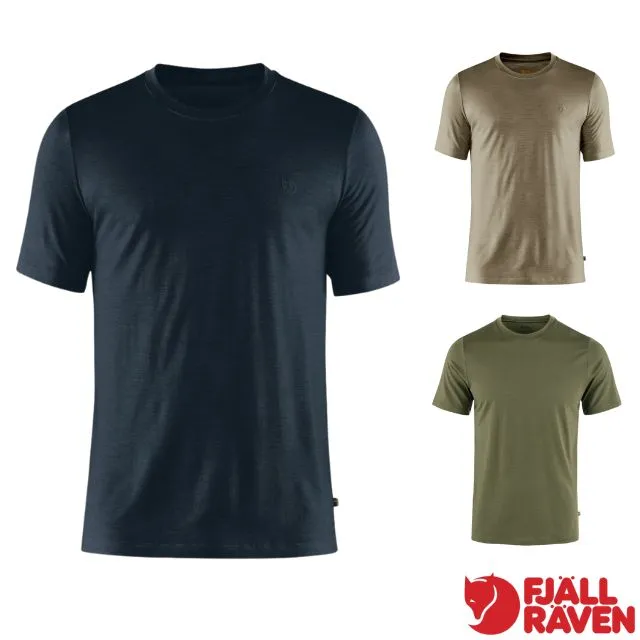 【Fjallraven 小狐狸】女 Abisko Wool Fox 美麗諾羊毛混紡短袖圓領衫/84118-550-048 黑/鐵灰 歷史價格詳細信息