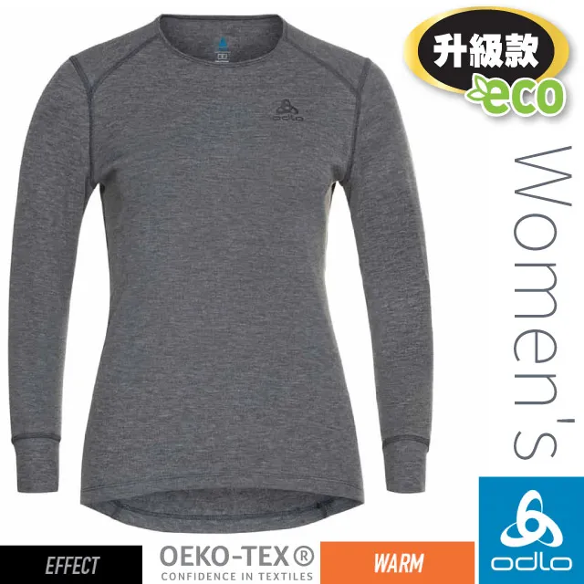 【ODLO】女 ECO 升級型_銀離子保暖型圓領上衣.專業機能型衛生衣.內搭衣/159101-30867 蘋果紅 歷史價格詳細信息