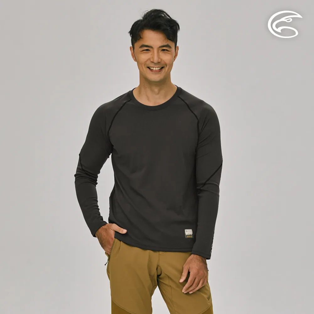 ADISI 男智能纖維超輕速乾長袖圓領上衣AL2221012 (M-3XL) 幻影藍｜排汗快乾 單向導濕 彈性 歷史價格詳細信息