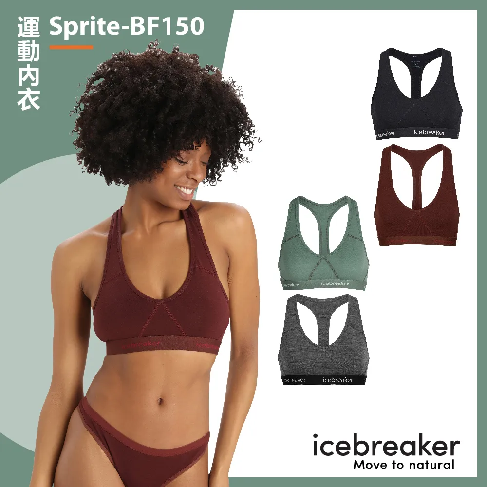 【Icebreaker 女 Sprite運動內衣BF150《黑》】IB103020/排汗內衣/運動背心 歷史價格詳細信息
