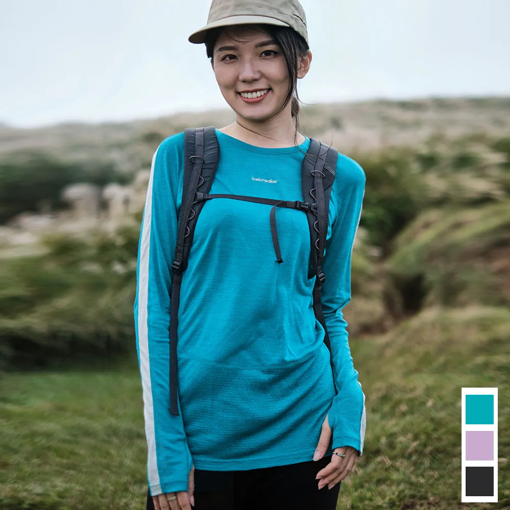 【Icebreaker】女 ZoneKnit™ 網眼透氣保暖圓領長袖上衣-BF200 歷史價格詳細信息