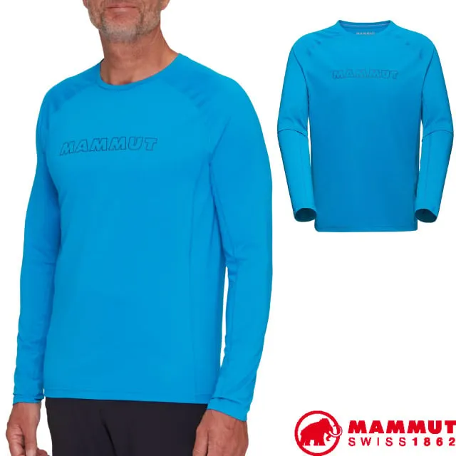 【MAMMUT 長毛象】男 Selun FL 快乾彈力長袖圓領運動T恤/1016-01440-5118 海洋藍 歷史價格詳細信息