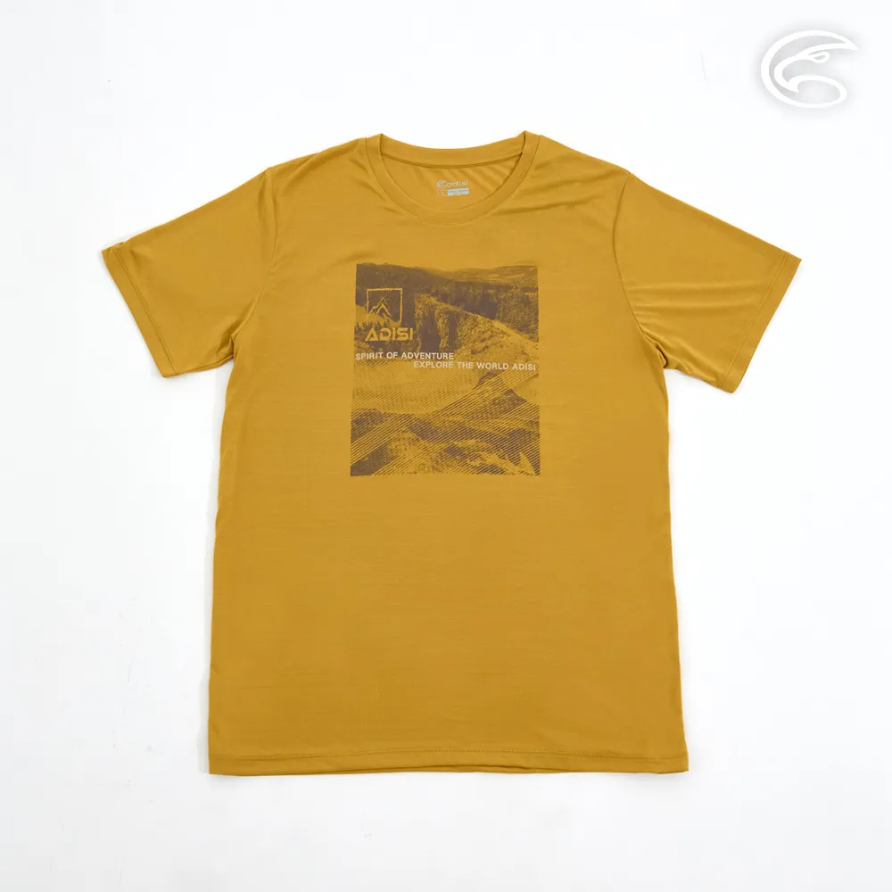 ADISI AL2311065男N66四面彈透氣速乾短袖格紋襯衫/苔綠格 歷史價格詳細信息