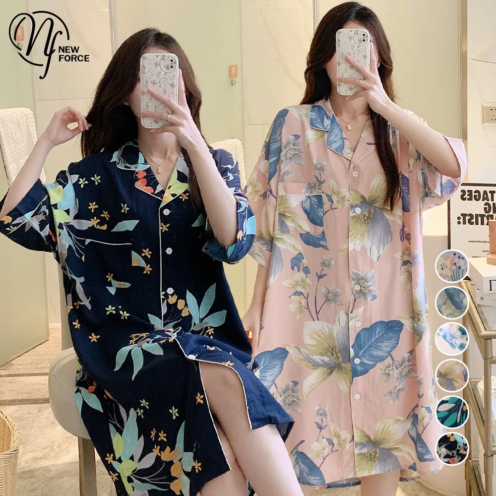 NEW FORCE 花卉氣質七分褲居家睡衣-3色可選 歷史價格詳細信息