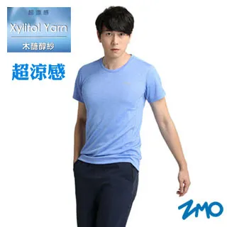 ZMO男涼感短袖POLO衫AX697-深藍灰 歷史價格詳細信息