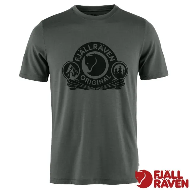 【Fjallraven 小狐狸】女 Abisko Wool Fox 美麗諾羊毛混紡短袖圓領衫/84118-550-048 黑/鐵灰 歷史價格詳細信息