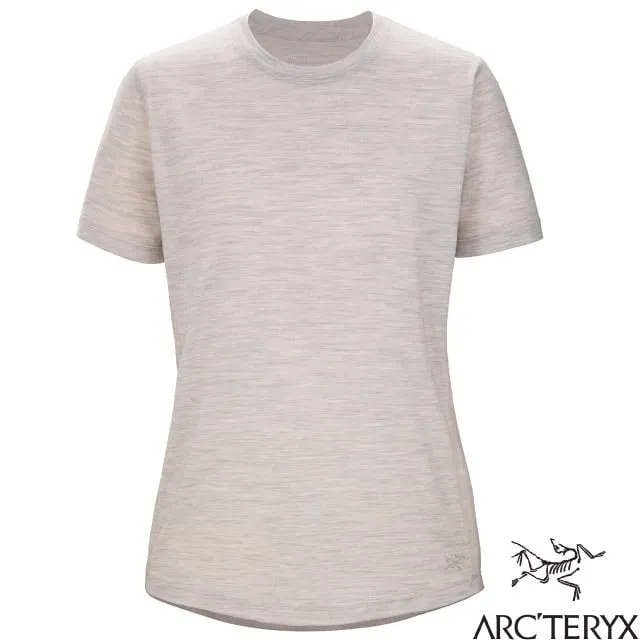 【ARCTERYX 始祖鳥】女 Lana 彈性長袖圓領防曬快乾排汗衣(美利奴羊毛混紡) 運動T恤/28020 月光藍 歷史價格詳細信息