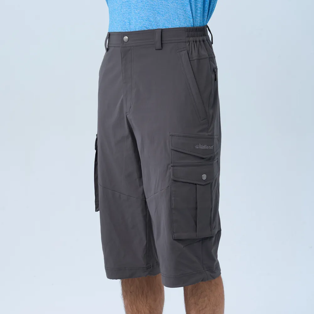 【Wildland 荒野 男 N66彈性機能貼袋七分褲《小麥色》】0B11370/休閒運動褲/抗UV輕量彈力休閒褲 歷史價格詳細信息