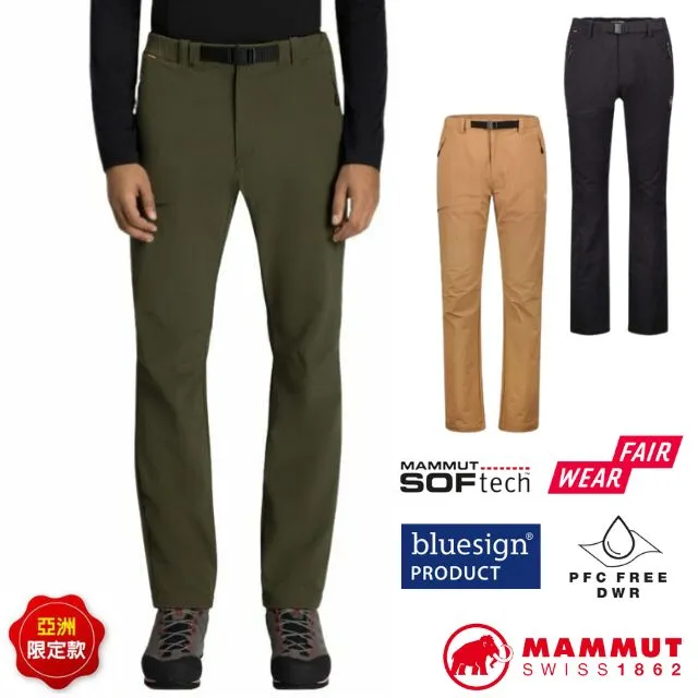 【MAMMUT 長毛象】男 Yadkin 2.0 SO Pants AF 日系保暖軟殼褲(附腰帶)/1021-01230-7494 深沙褐 歷史價格詳細信息