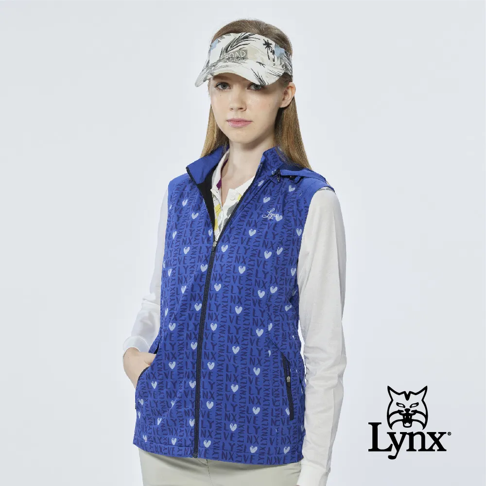 【Lynx Golf】女款防潑水功能彈性舒適山貓沖孔造型拉鍊口袋可收式連帽長袖外套(二色) 歷史價格詳細信息