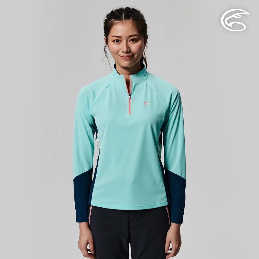 ADISI AL2211045女UPF50+防曬抑菌本布領POLO衫 / 蒼青 歷史價格詳細信息