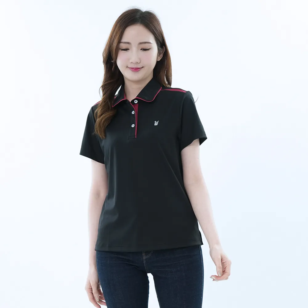 遊遍天下 女款顯瘦抗UV吸濕排汗短袖POLO衫(GS1048)黑色 歷史價格詳細信息