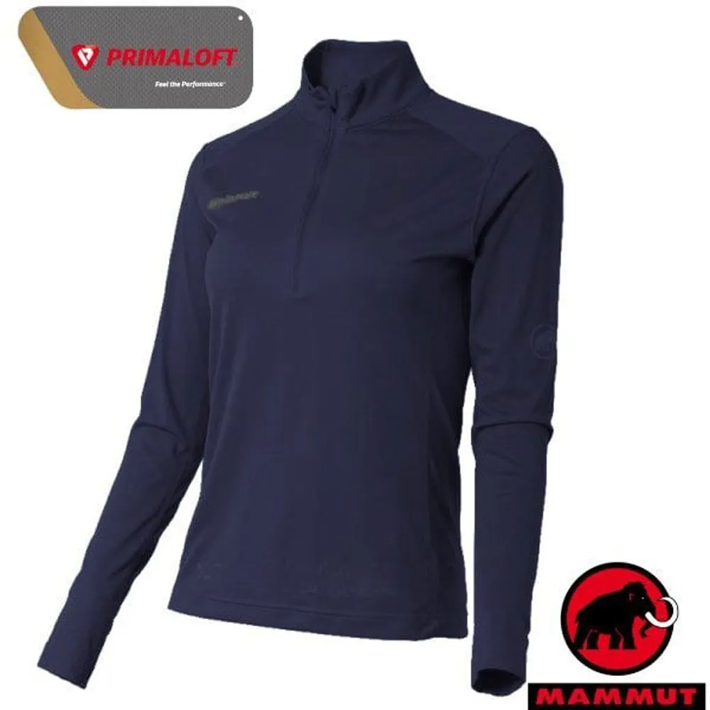 【MAMMUT 長毛象】Performance Dry Zip 女 半開襟拉鍊長袖排汗上衣/1016-00210-3218 小檗紅 歷史價格詳細信息