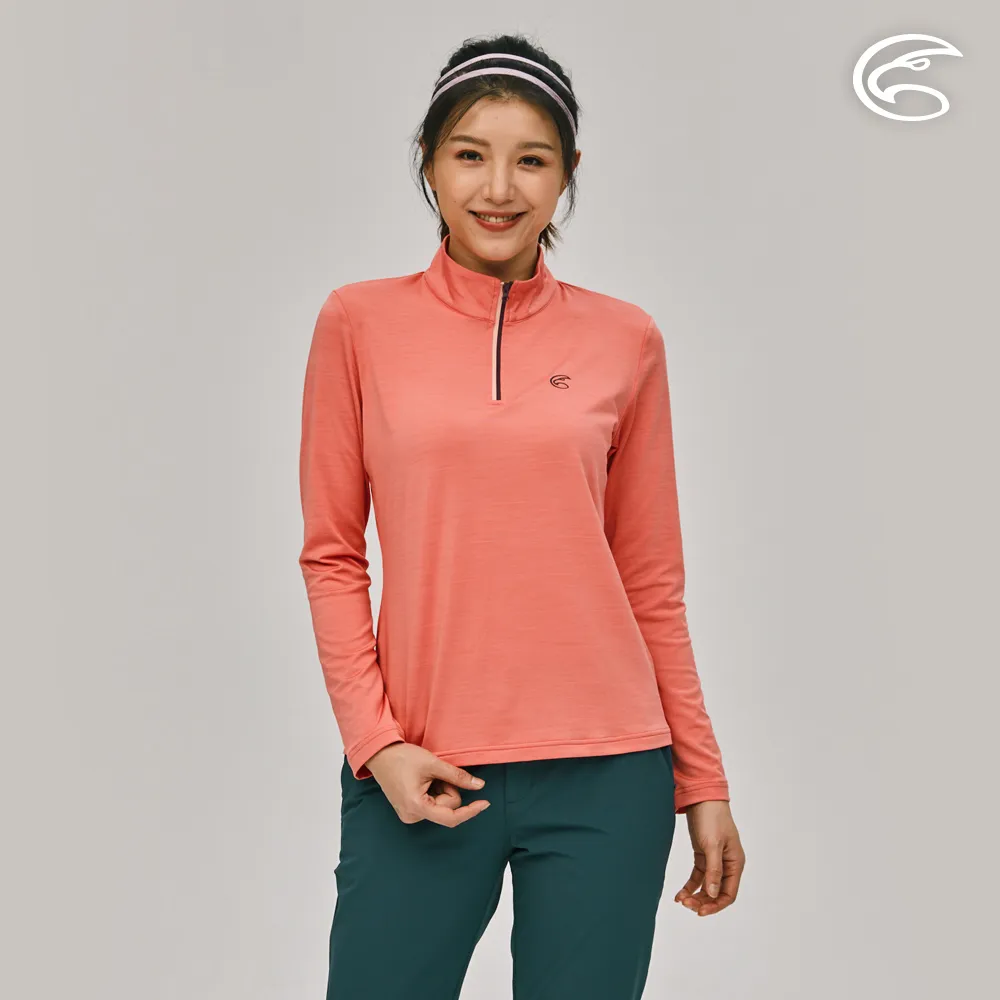 ADISI AL2221066女半門襟透氣快乾保暖中層衣 / 野牡丹花 歷史價格詳細信息