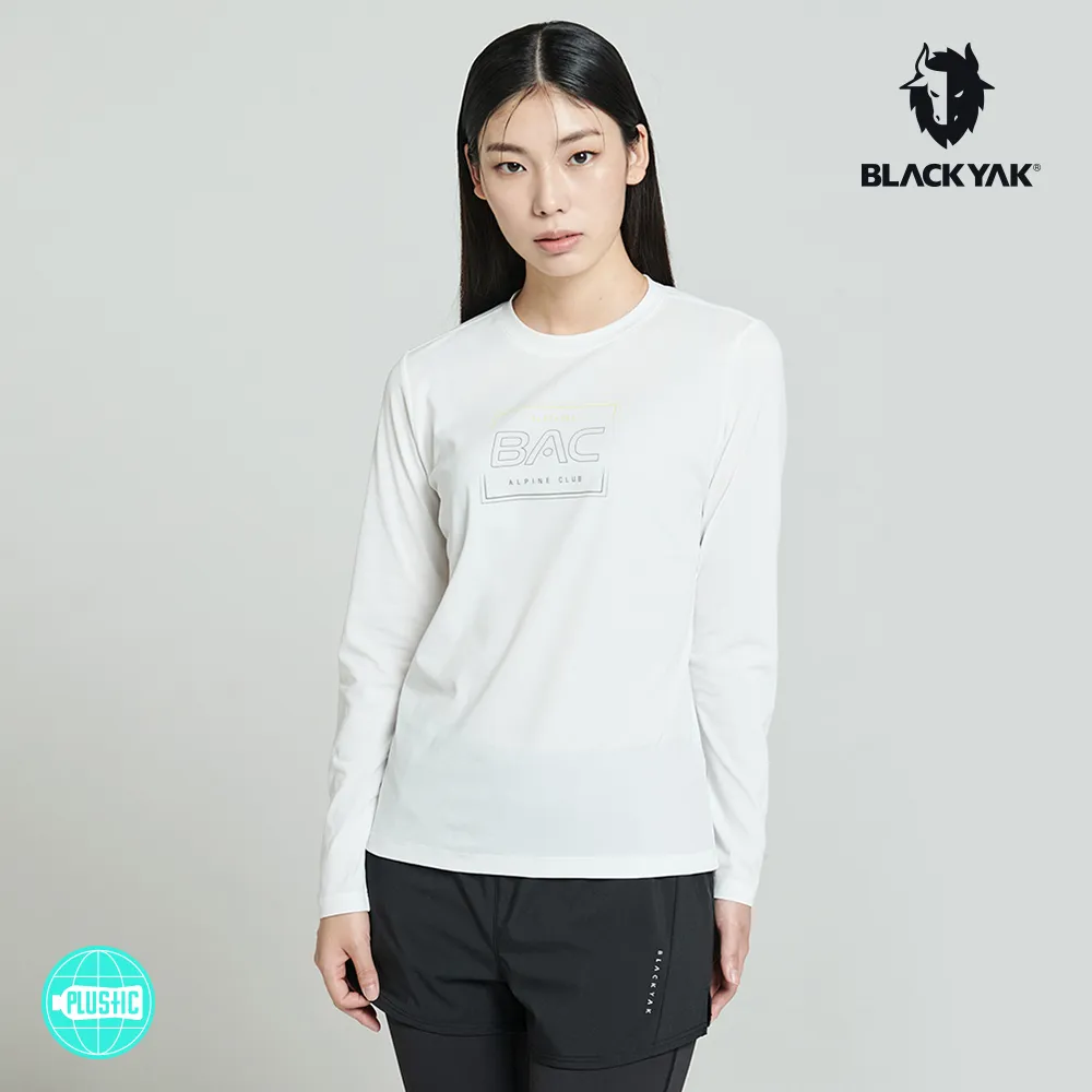 【BLACKYAK】女 圓領長袖上衣(海軍藍/麻花灰)-秋冬|運動上衣 登山 機能服 運動服|BYAB2WC704 歷史價格詳細信息