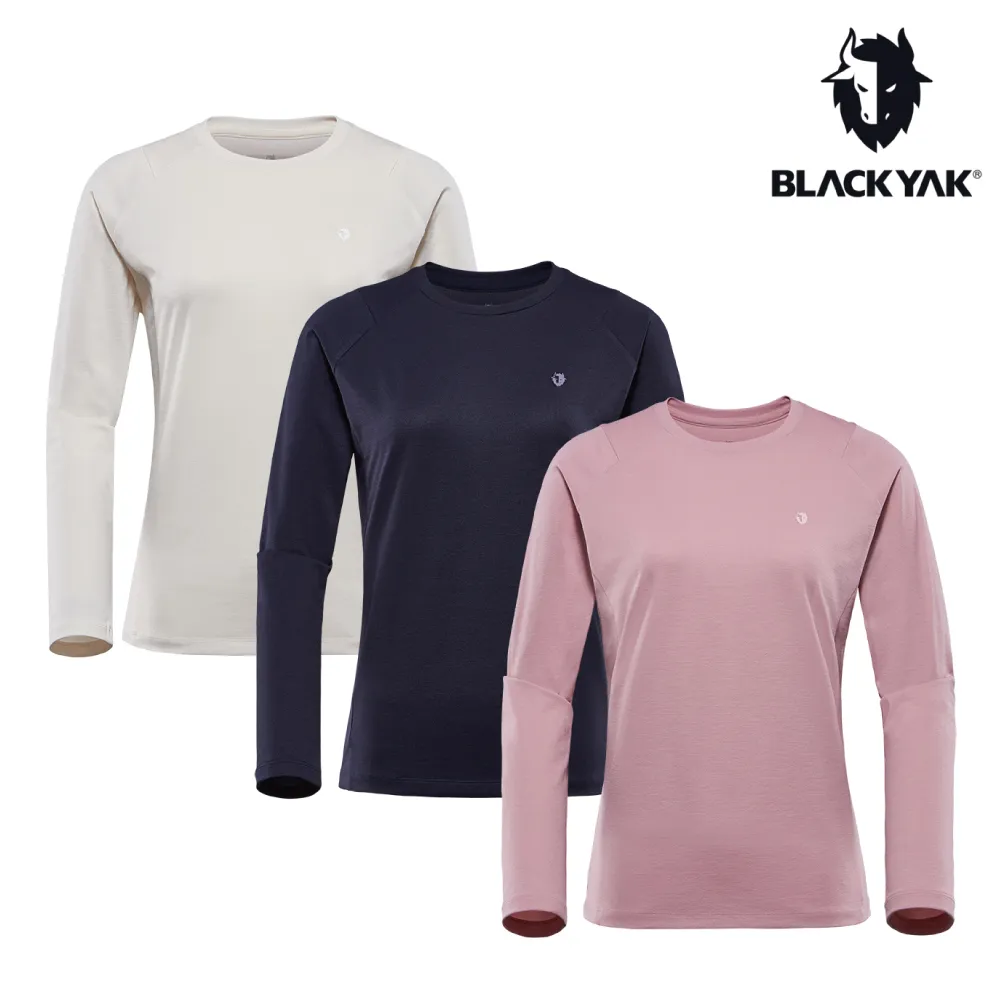 【BLACKYAK】男 CREWFIT AX長袖上衣(橄綠/海軍藍/白色)-吸濕快乾/銀離子抑菌|BYCB2MC701 歷史價格詳細信息