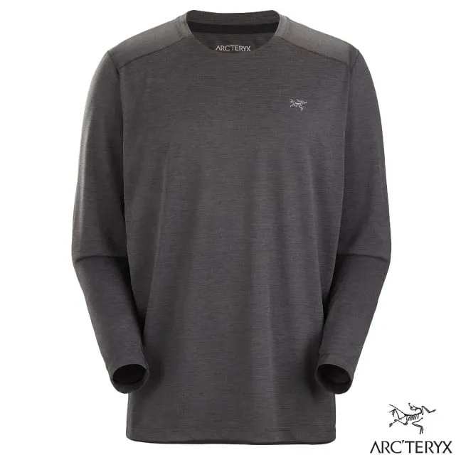 【ARC'TERYX 始祖鳥 男 Cormac快乾長袖圓領衫《雜黑》】X000007665/運動衫/T桖 歷史價格詳細信息